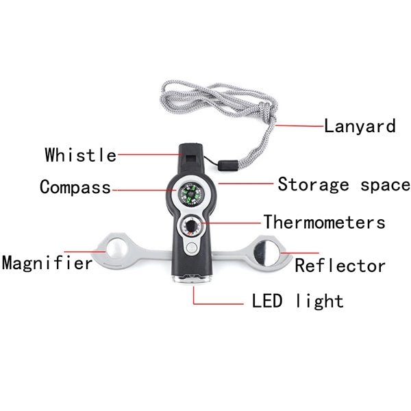 Multi-Purpose Outdoor Survival Whistle