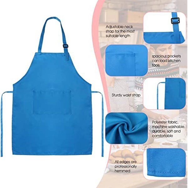 Kids Apron Chef Kitchen Cooking Baking Painting Boys Girls