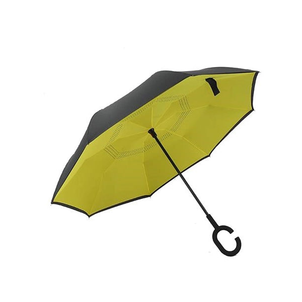 Double Cloth C-Handle Umbrella