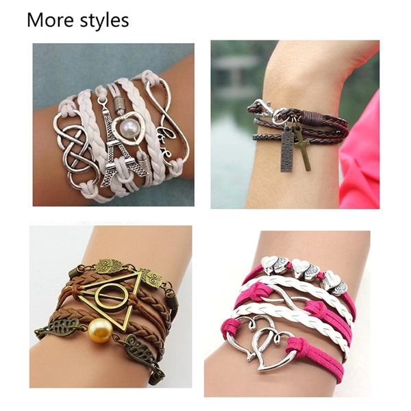LGBT Gay Hand-Knitted Love Rainbow Pride Bracelet Jewelry