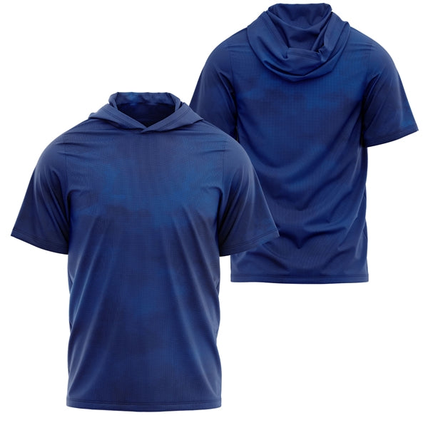 Youth 180 GSM Cotton Feel Short Sleeve Hooded T-Shirt