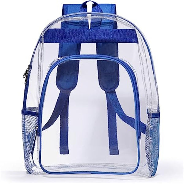 Heavy Duty Clear PVC Transparent Backpack (16.5"X14"X5")