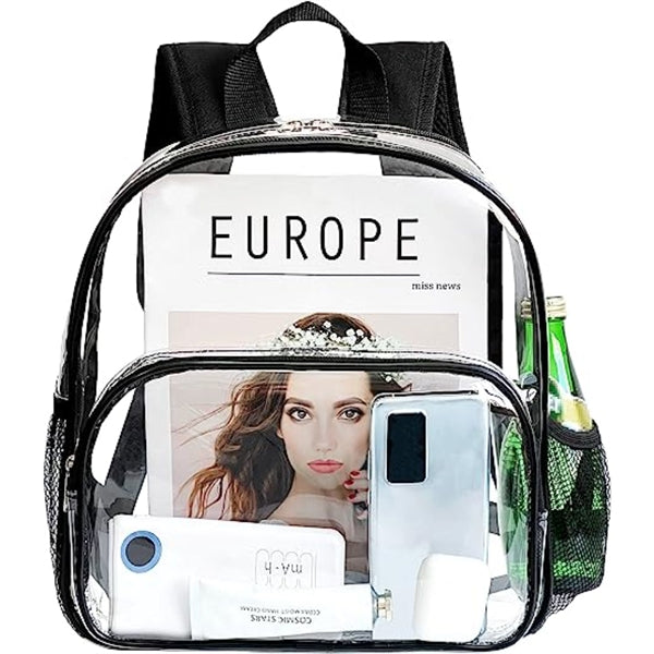 Travel Heavy Duty Clear Bag PVC Transparent Backpack