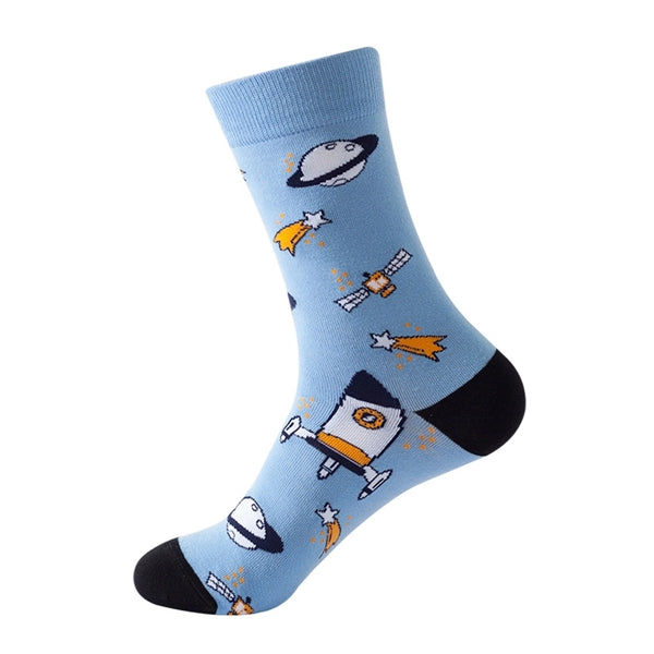 Mens Funny Pattern Dress Socks