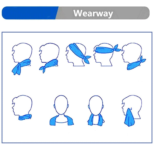 Ice Towel for Neck and Face Cooling