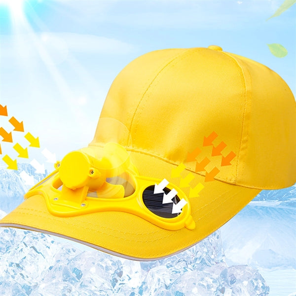 Solar Power Fan Cap