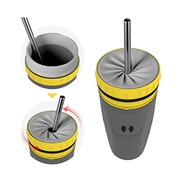 Lidless Mug With Straw
