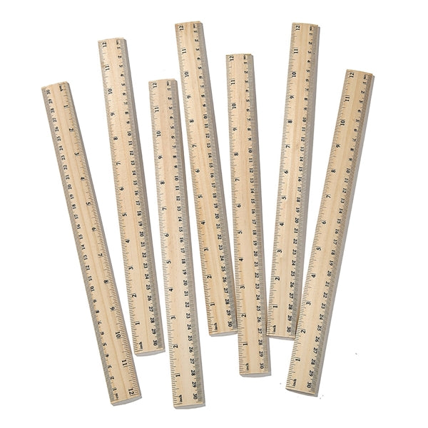 12 Inch Wooden Ruler