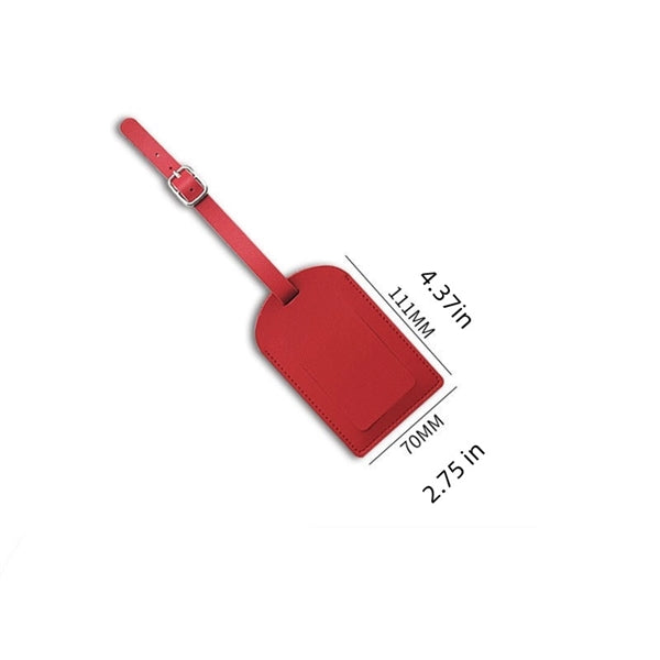 PU Leather Luggage Tag