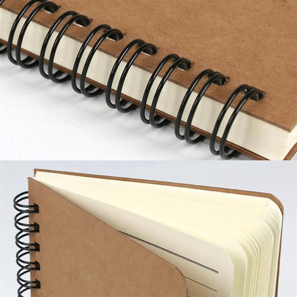 A6 5.6" x 4" Spiral Notebook 100 Pages