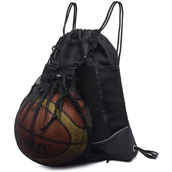 Lightweight Drawstring Basketball Gym Backpack and sporty