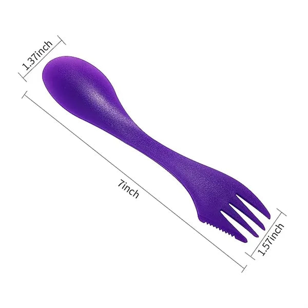3 in 1 Plastic Spoon Fork Knife