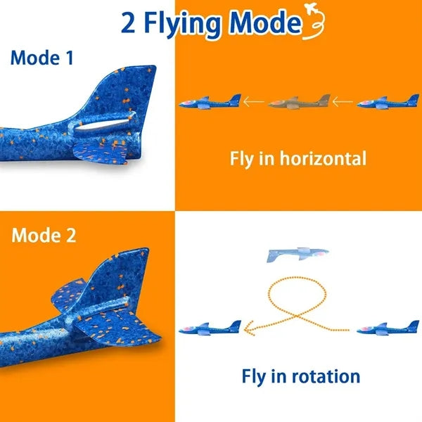 17.5" LED Throwing Foam Plane