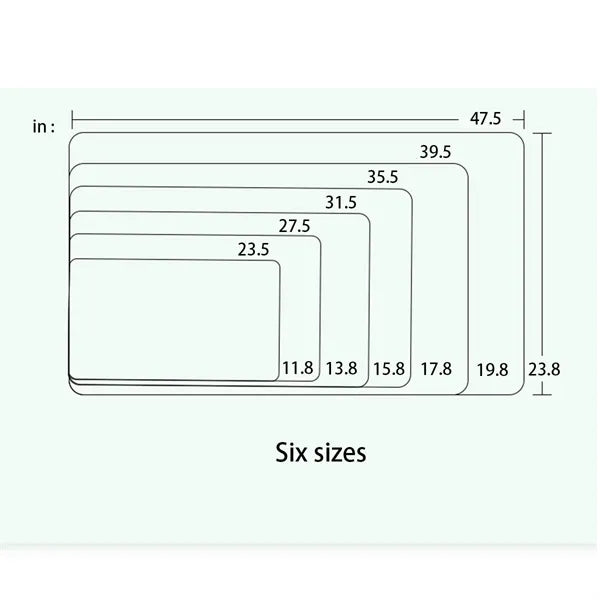 Customized Size & Pattern Leather Mouse Pad
