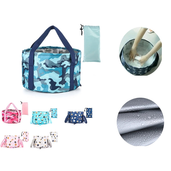 21L Folding Camping Washbasin Bucket