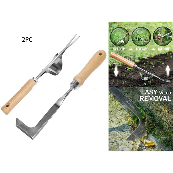 Weeding Tool Set-Weed Puller And Patio Paver