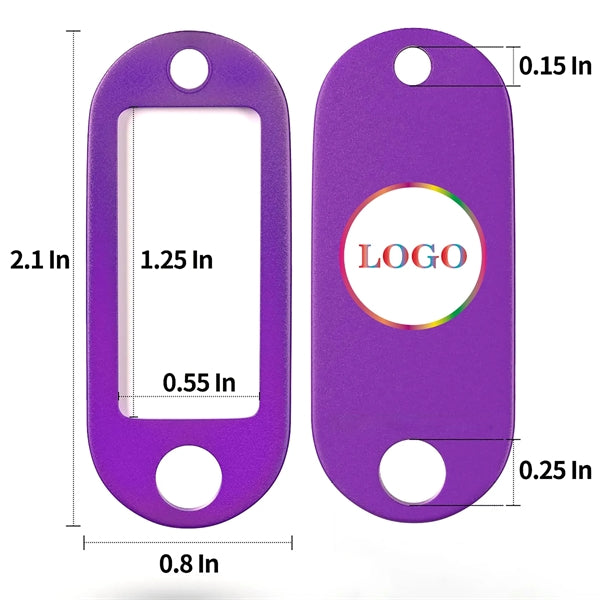 Plastic Key Tag