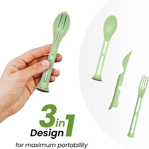 3 in 1 Knife, Fork, Spoon Utensils Set