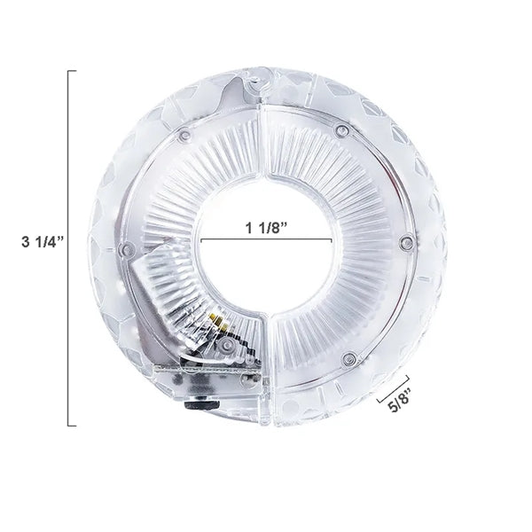 LED Bike Wheel Light 7 Color USB Rechargeable Hub Safety