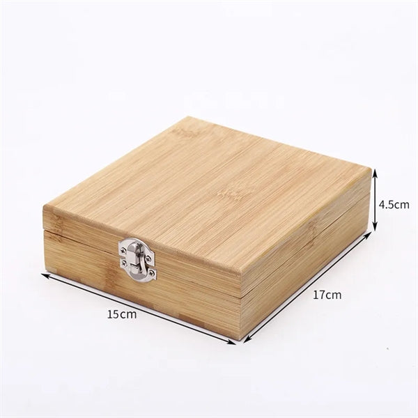 4-Piece Bamboo Wine Tool Set