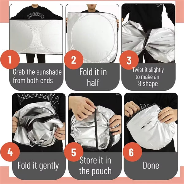 Durable Car Windshield Sun Shade Visor