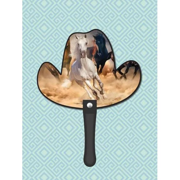 Cowboy Hat Hand Fan