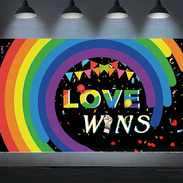 Rainbow Pride Festival Backdrop