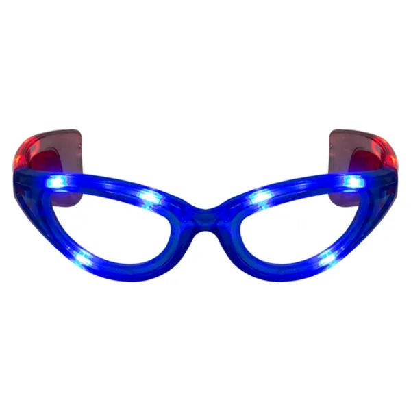 LED Light-Up Patriotic Eyeglasses