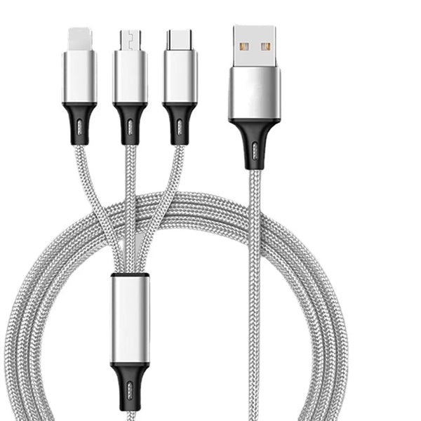 3 In 1 Phone Charger Data Cable