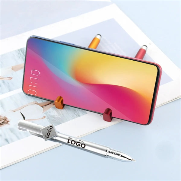 Phone Holder Stylus with Ball Point Pen