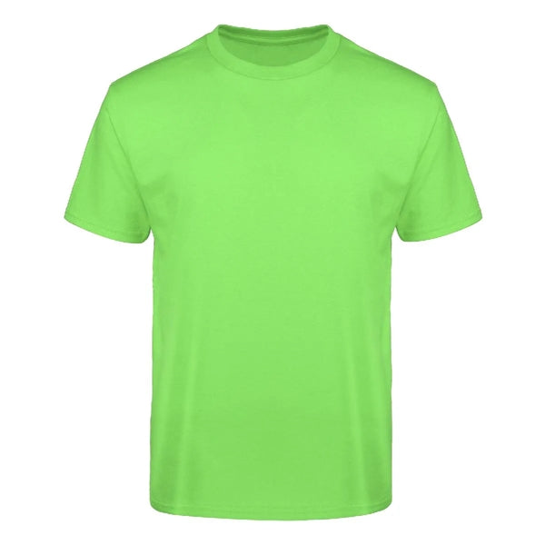 100% COTTON FULL COLOR T-SHIRT W/ DTG PRINT - 5.3 oz