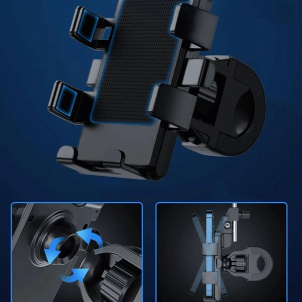 Rotatable Bike Phone Holder With Umbrella