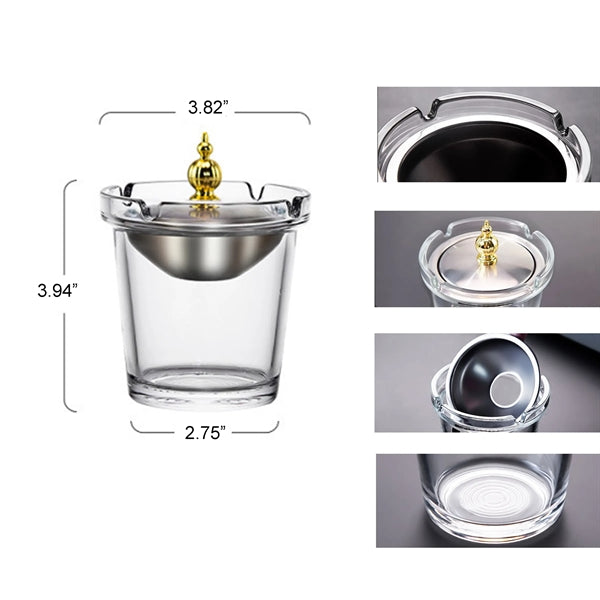 Smokeless Glass Ashtray