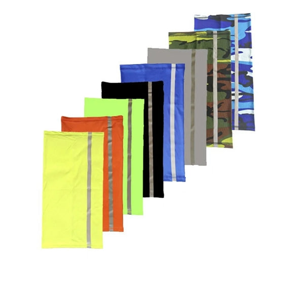 Reflective Neck Gaiter Visibility Neon Safety Bandana Scarf