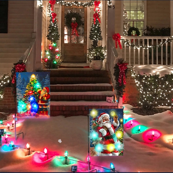Solar Led Garden Flags