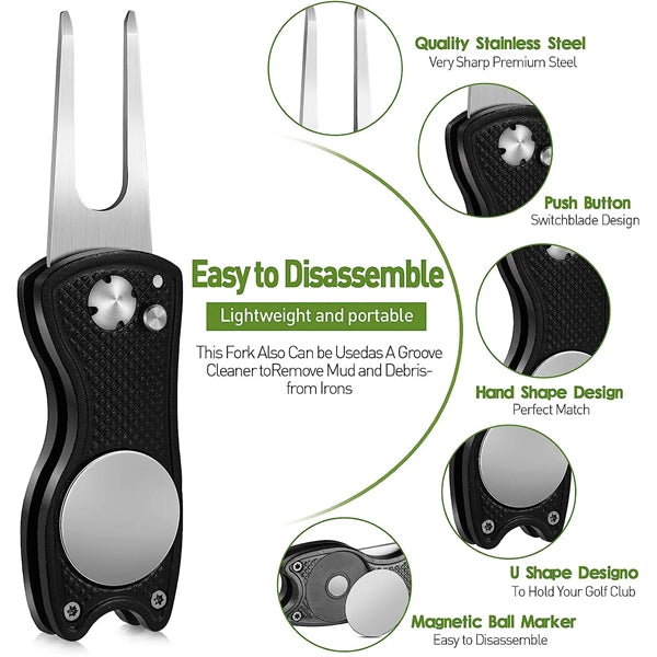 Golf Accessories-Golf Towel/Brush Tool Kit/Golf Divot