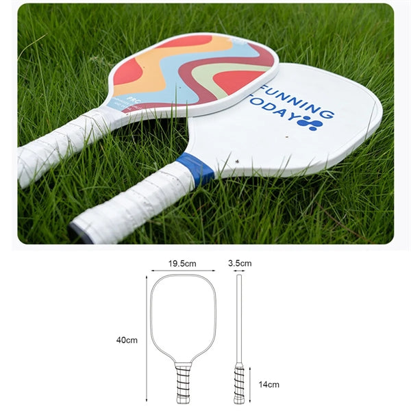 Custom Sports Wooden Pickleball Paddle Rackets(two packs)