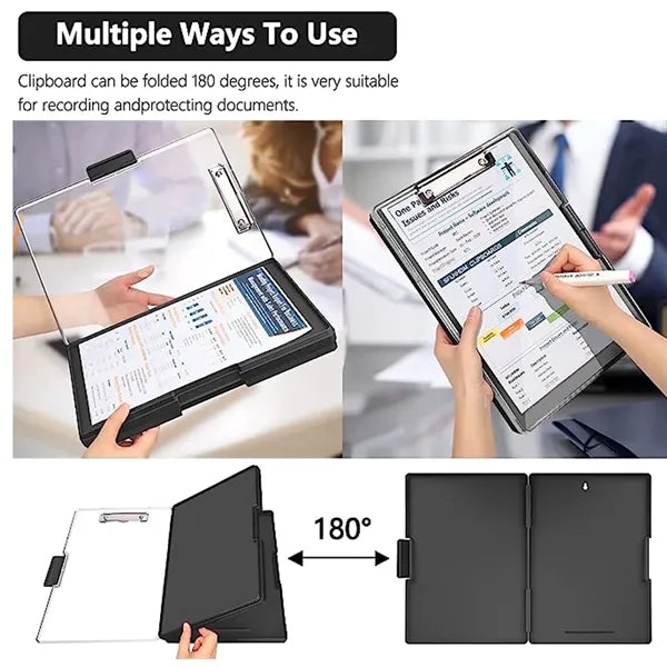 Double Layers Clipboard With Storage