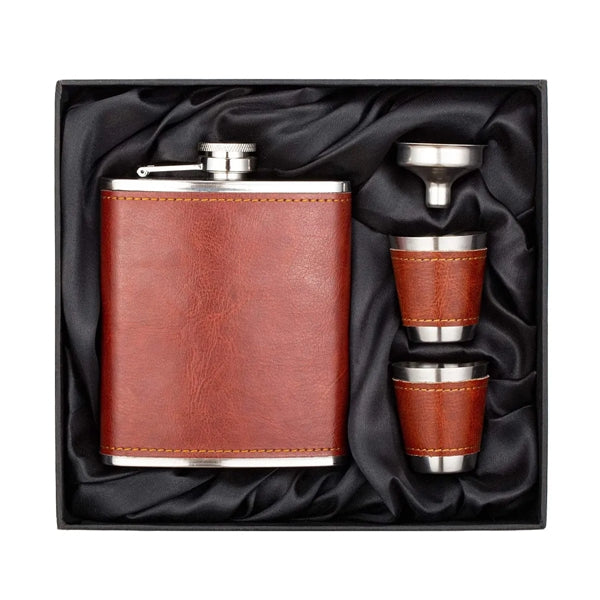 Pocket Hip Flask With Funnel Set