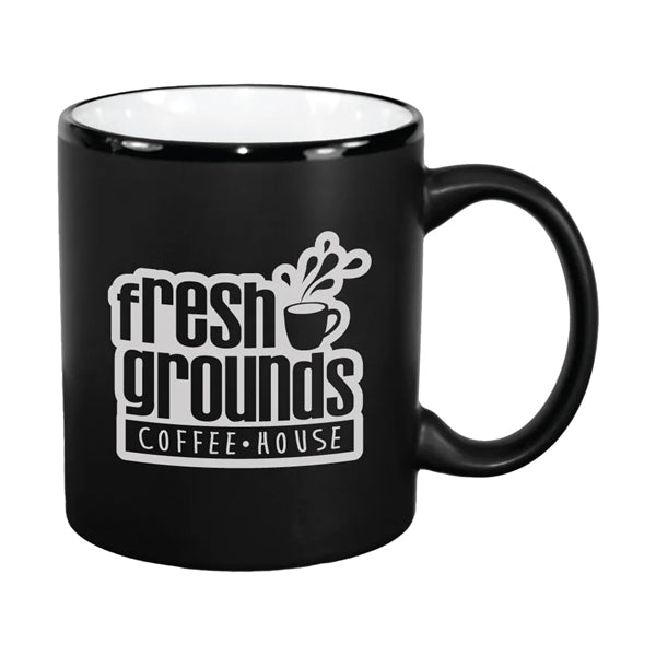 11 oz. Color In / Matte Black Out Hilo C Handle Mug