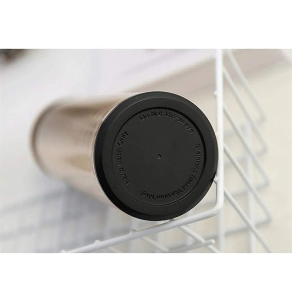 Business Insulated Mug With Wood Grain Lid