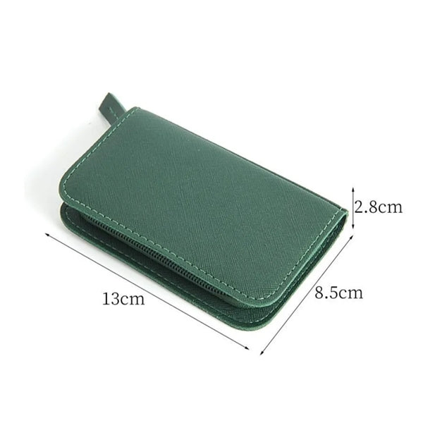 8-in-1 Stainless Steel Manicure Set with Leather Case