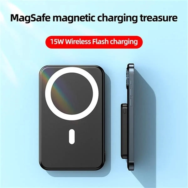 10000mAh Magnetic Wireless Power Bank with Foldable Stand