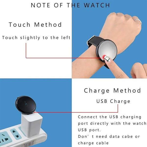 Fitness Activity Tracker Heart Rate Bluetooth Smart Watch