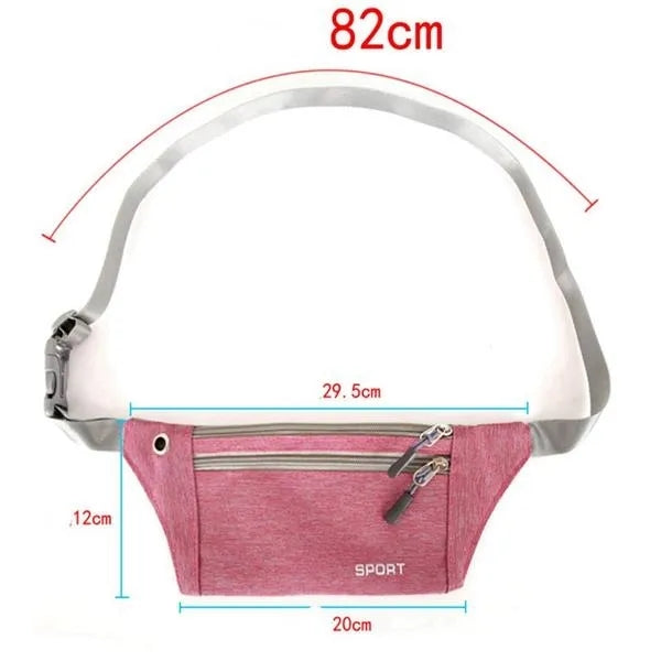 Sport Fanny Packs Zipper Pouch