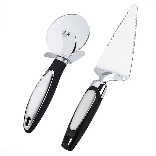 Pizza Cutter And Server Set