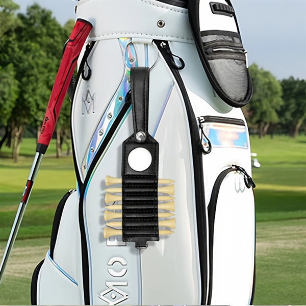 Golf Tees Holder With 7Pcs Wooden