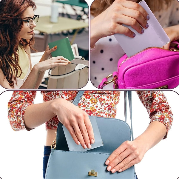 4"Square Full Color Leather Shrapnel Bag