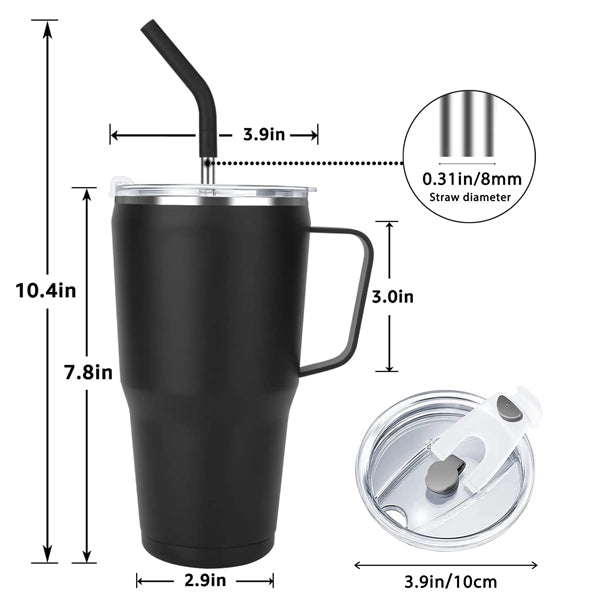 30 Oz Stainless Steel Vacuum Tumbler