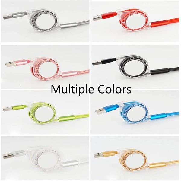 3 In 1 Retractable Multiple Charging Cable